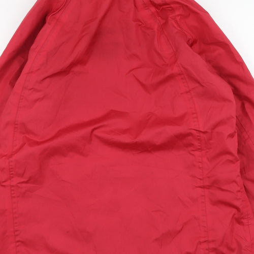Peter Storm Womens Red Rain Coat Coat Size 10 Zip