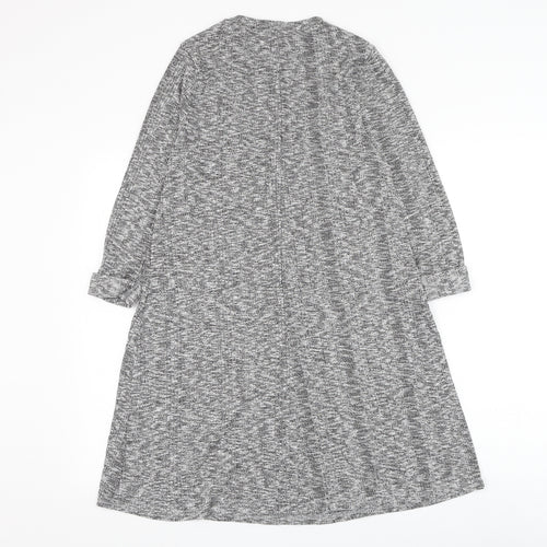 New Look Womens Grey Round Neck Polyester Pullover Jumper Size 14