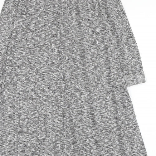 New Look Womens Grey Round Neck Polyester Pullover Jumper Size 14