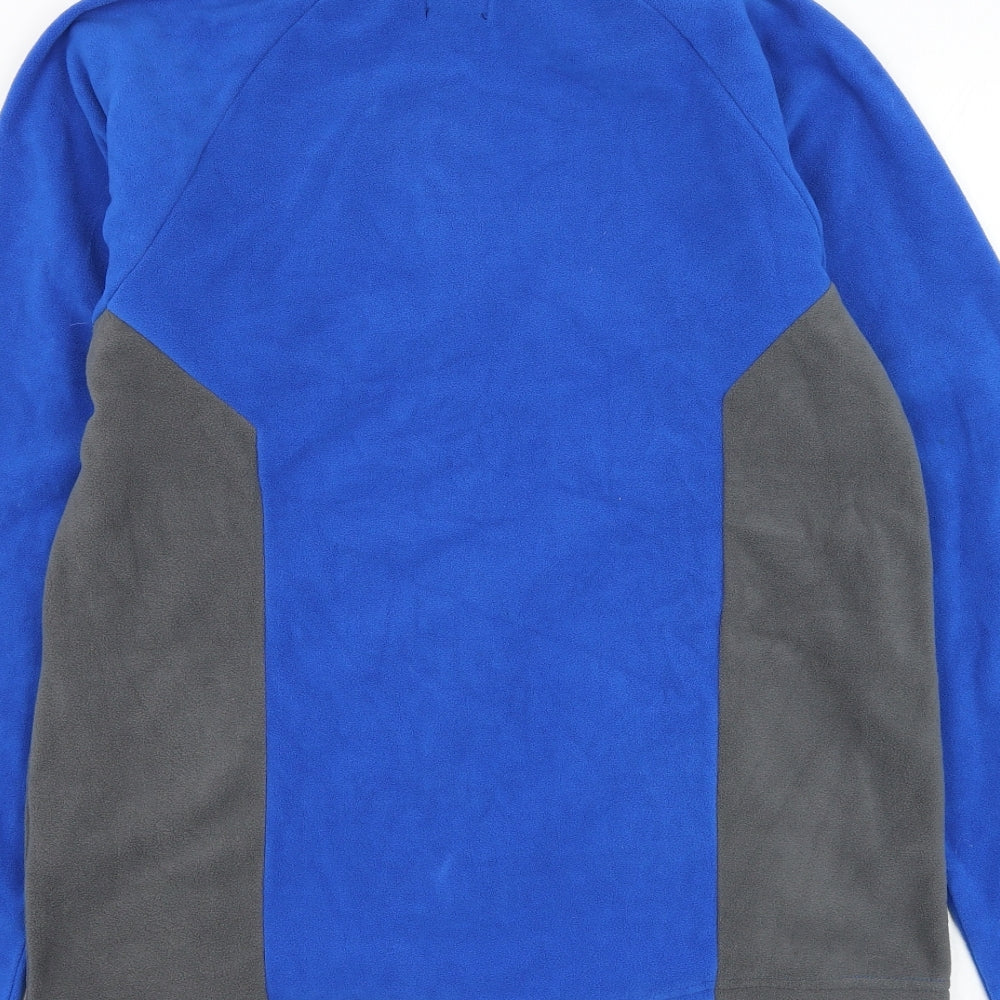 Nordic Alpine Mens Blue Polyester Full Zip Sweatshirt Size M