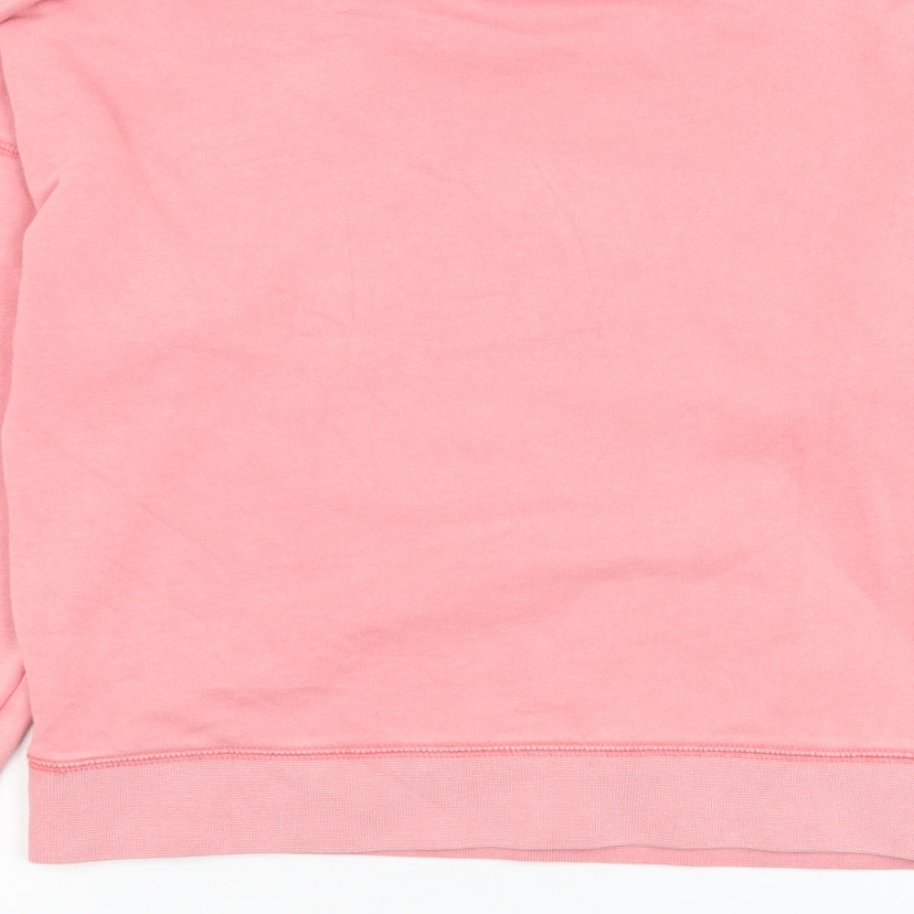 Gap Girls Pink Cotton Pullover Sweatshirt Size 10 Years Pullover - Star