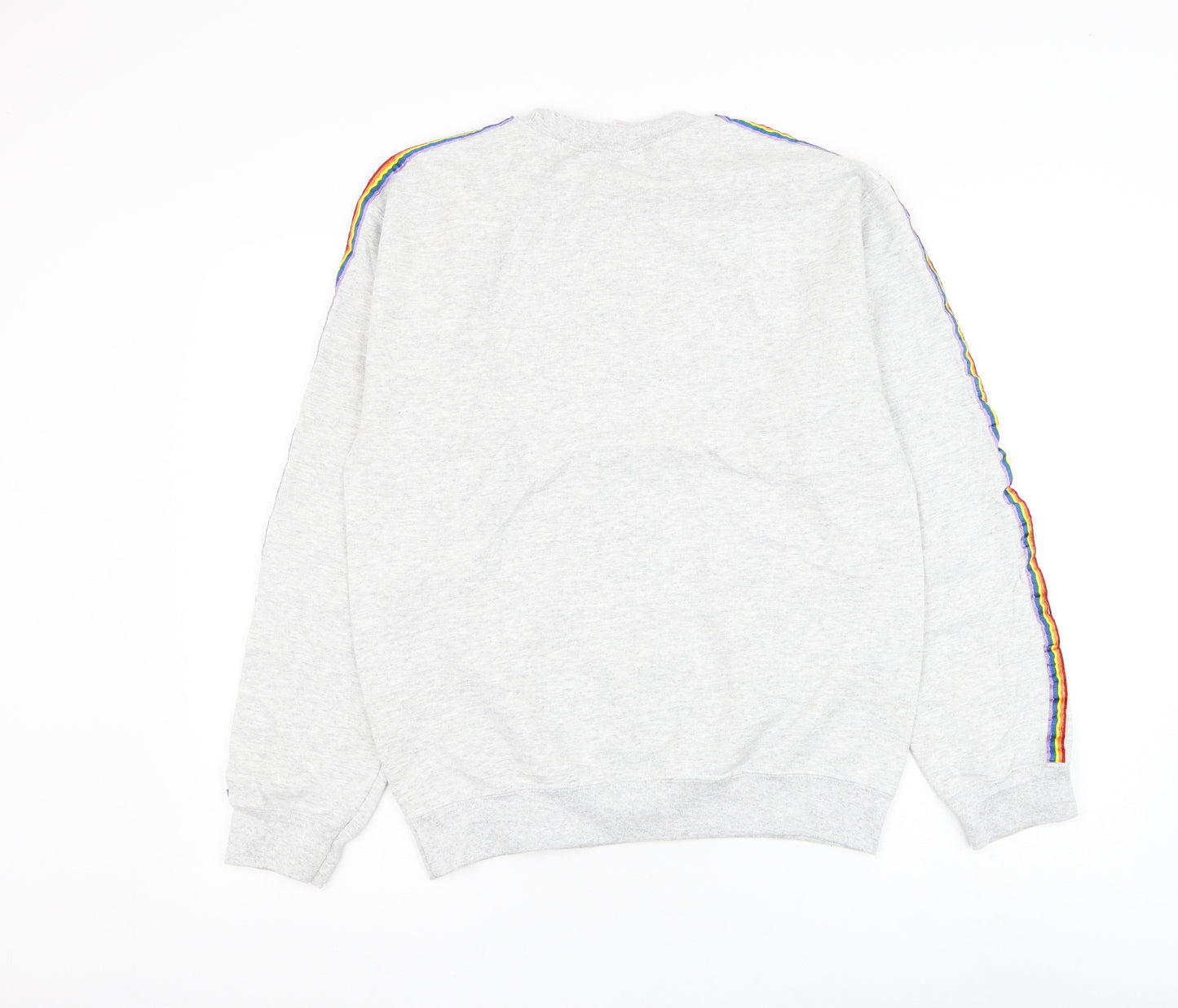 G&G Womens Grey Polyester Pullover Sweatshirt Size S Pullover