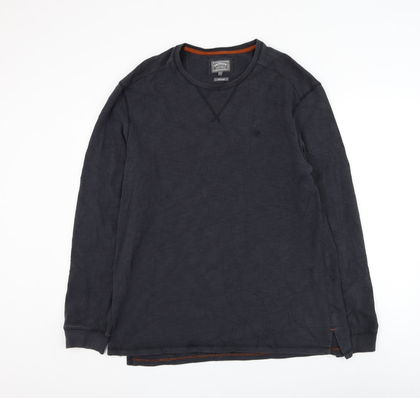 Fat Face Mens Grey Cotton Pullover Sweatshirt Size L