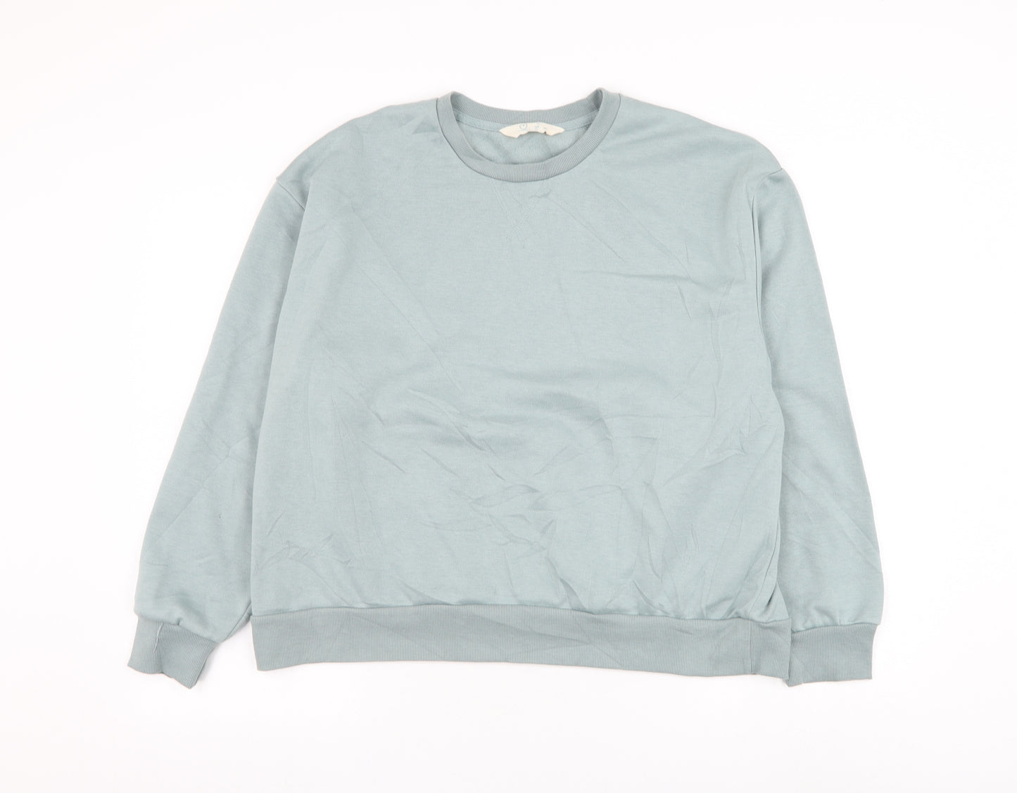 Primark Womens Grey Cotton Pullover Sweatshirt Size 14 Pullover