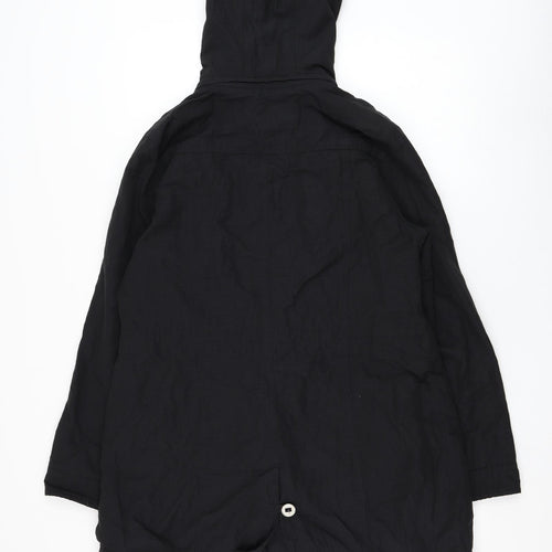 Per Una Womens White Parka Coat Size 14 Zip