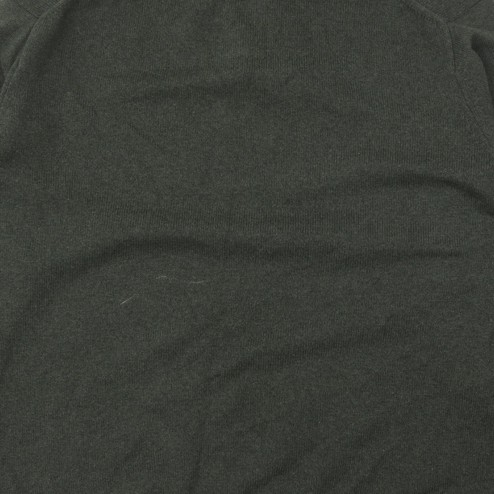 Glenmuir Mens Grey Collared Argyle/Diamond Wool Pullover Jumper Size XL