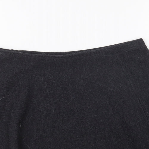 Tahari Womens Grey Acrylic Skater Skirt Size S