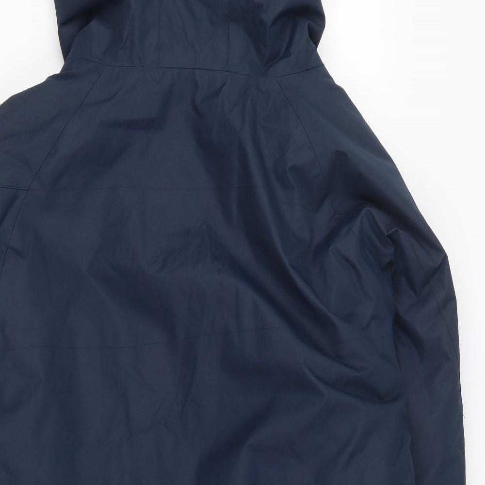 CX Sport Mens Blue Rain Coat Coat Size L Zip