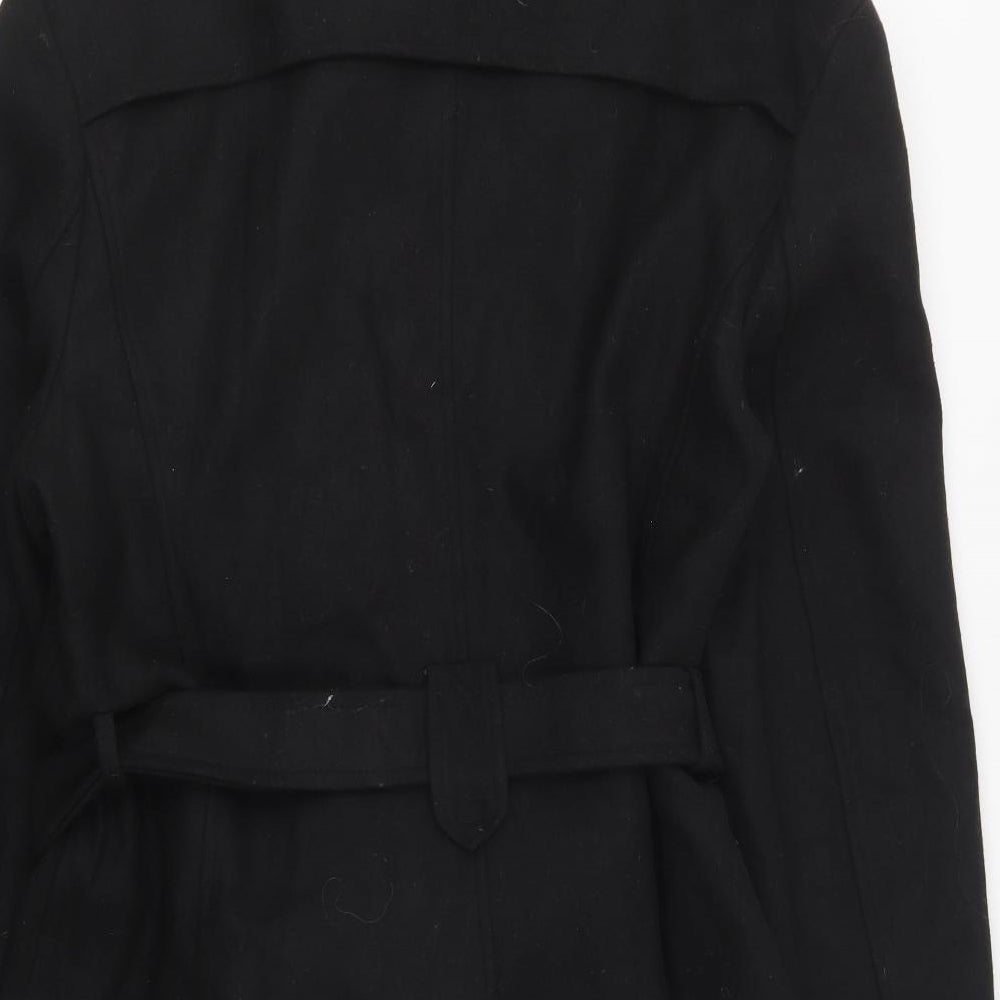 Xianghua Womens Black Pea Coat Coat Size 2XL Button