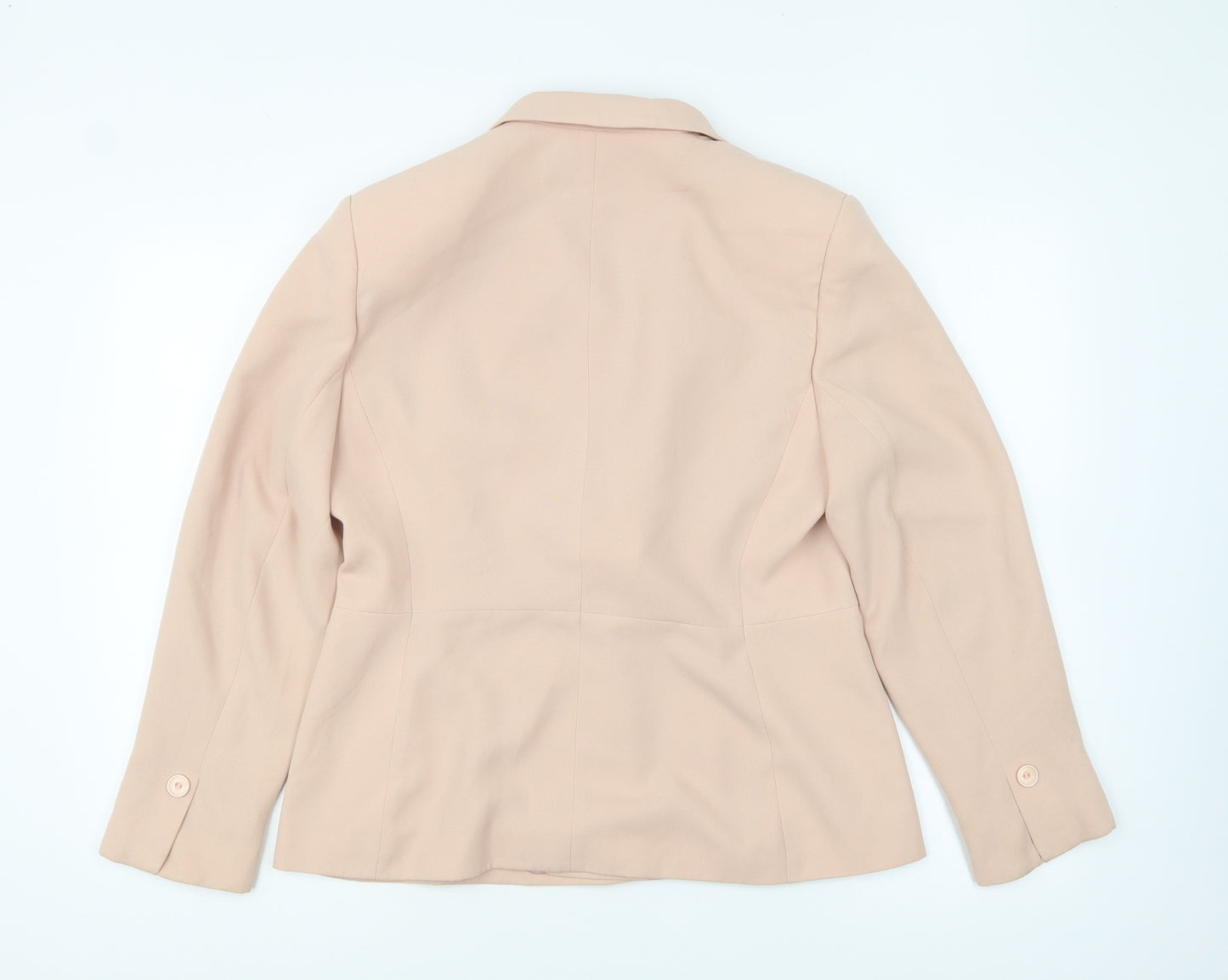 Autonomy Womens Pink Jacket Blazer Size 14 Button