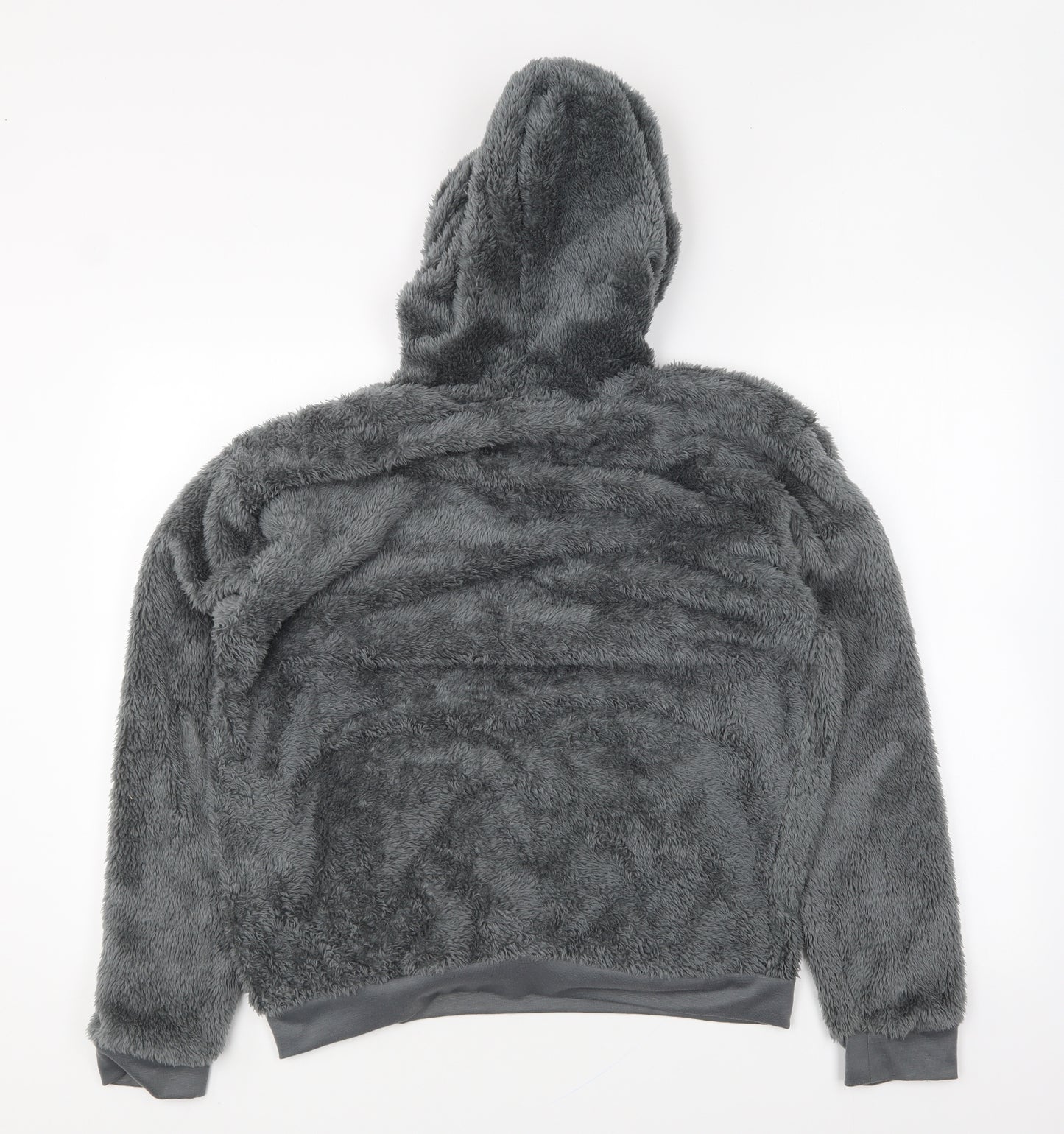 B Couture Womens Grey Polyester Pullover Hoodie Size M Pullover