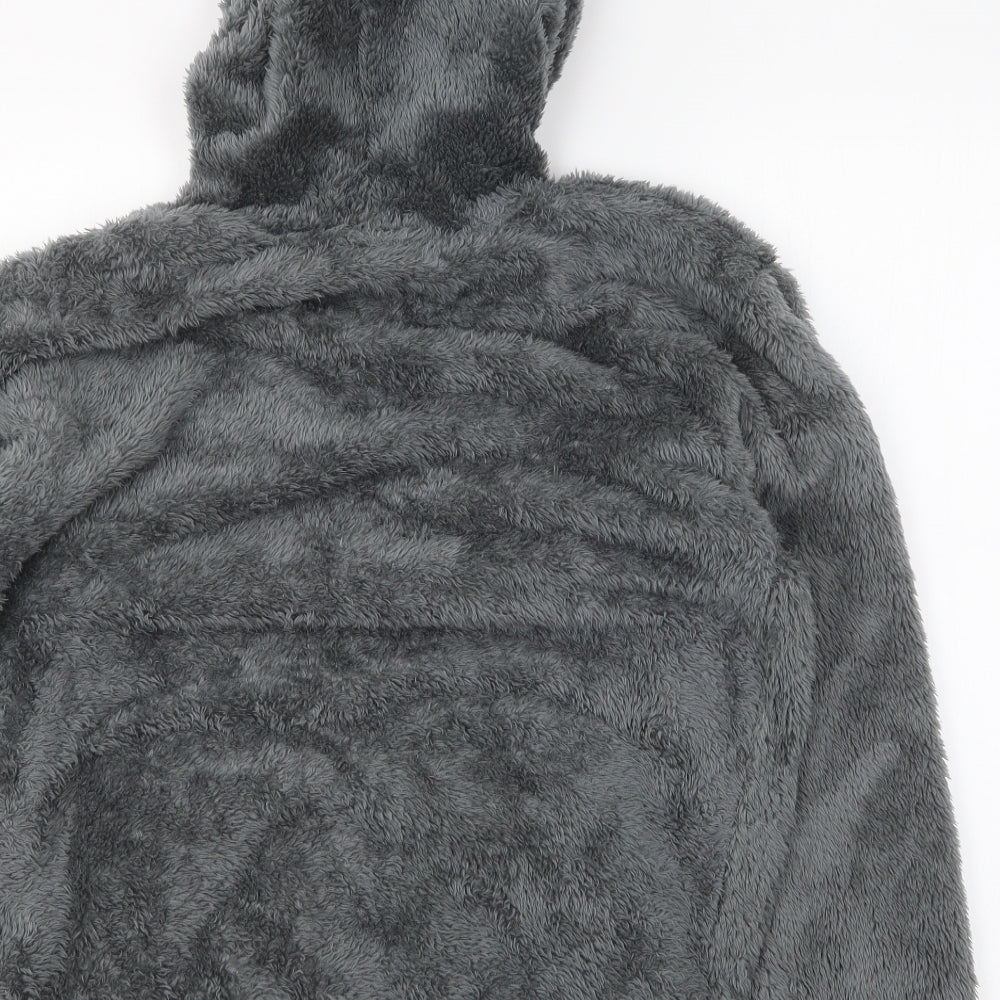 B Couture Womens Grey Polyester Pullover Hoodie Size M Pullover