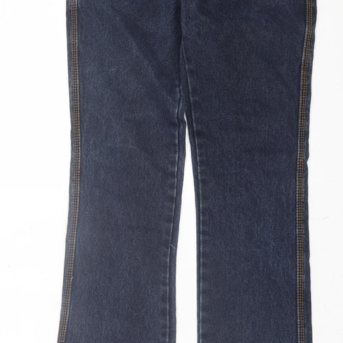 mope Mens Blue Cotton Straight Jeans Size 28 in L32 in Regular Button