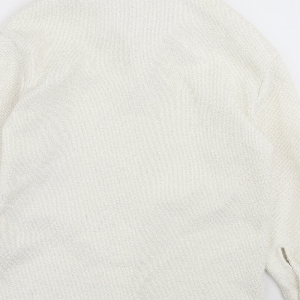 Primark Womens Ivory Jacket Size 6 Button
