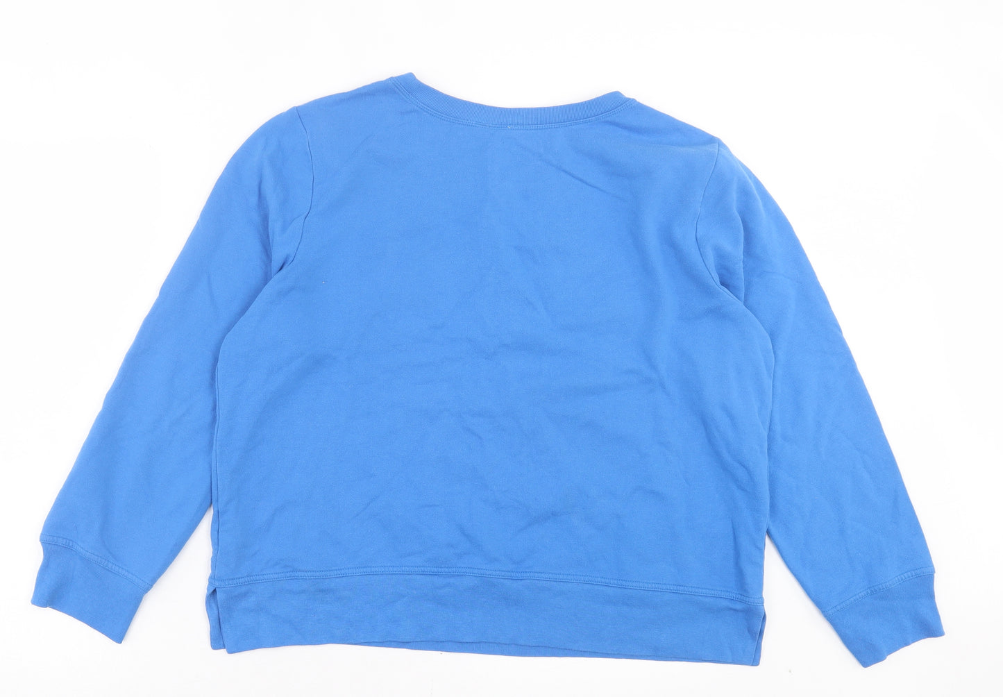 Gap Womens Blue Cotton Pullover Sweatshirt Size XL Pullover