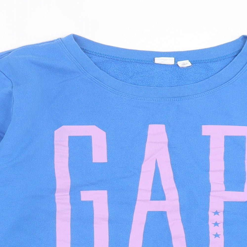 Gap Womens Blue Cotton Pullover Sweatshirt Size XL Pullover