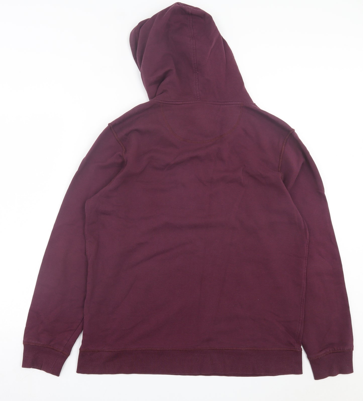 JACK & JONES Mens Purple Cotton Pullover Hoodie Size XL