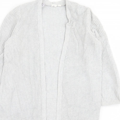 Gap Womens Grey V-Neck Cotton Cardigan Jumper Size S