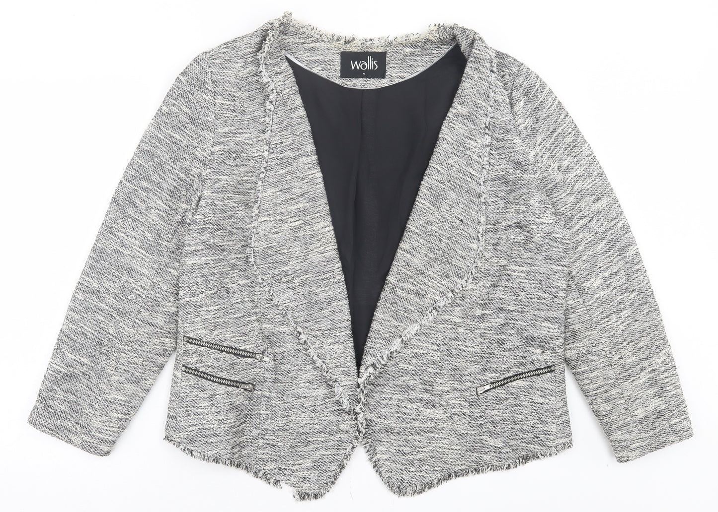 Wallis Womens Grey Jacket Size XL