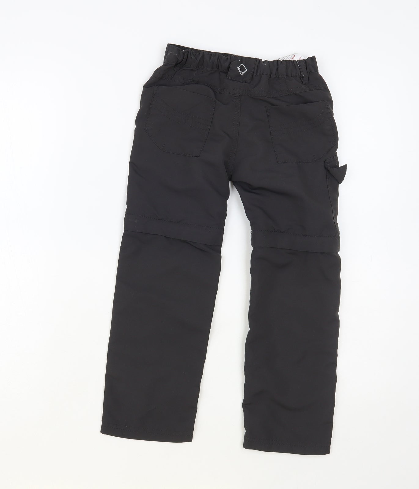 Regatta Boys Grey Polyester Cargo Trousers Size 5-6 Years Regular Snap