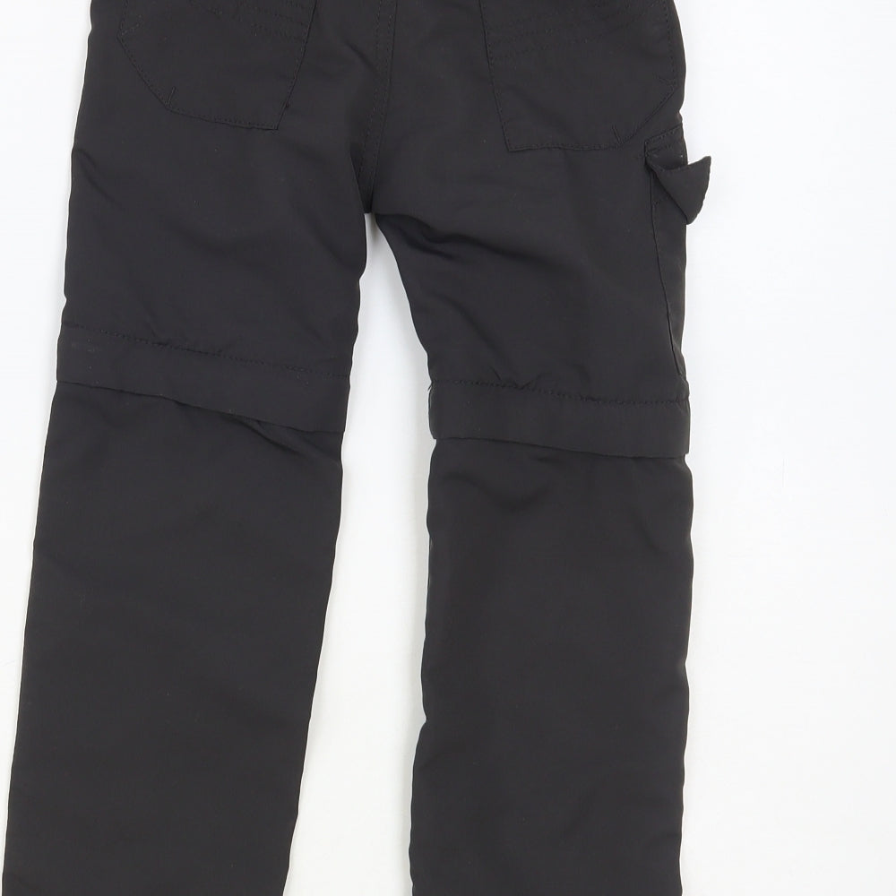 Regatta Boys Grey Polyester Cargo Trousers Size 5-6 Years Regular Snap