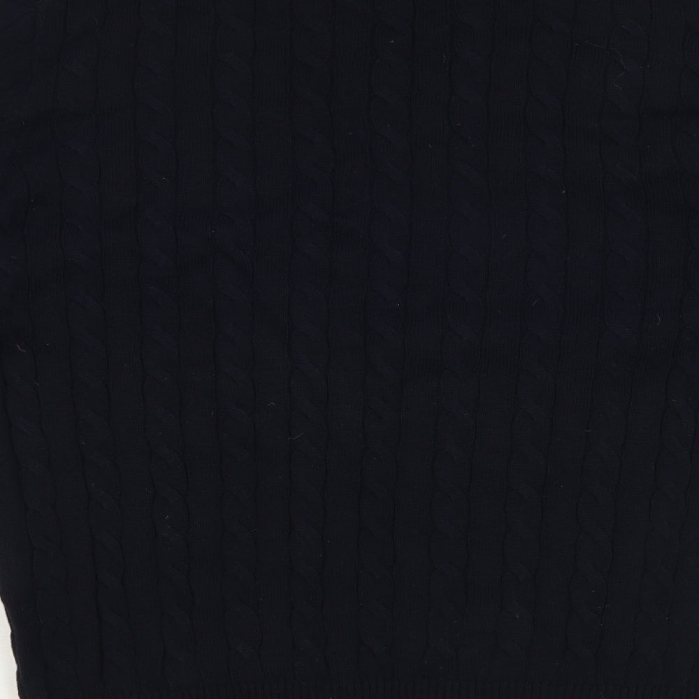 GANT Mens Blue Crew Neck Cotton Pullover Jumper Size XL