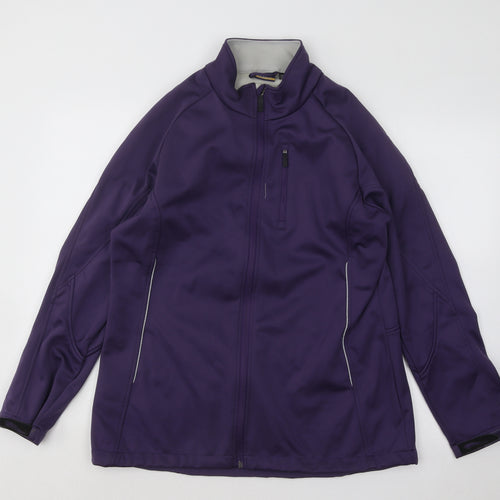 Crivit Womens Purple Jacket Size L Zip