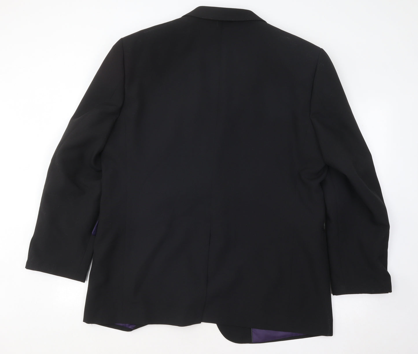 Taylor & Wright Mens Black Polyester Jacket Suit Jacket Size 46
