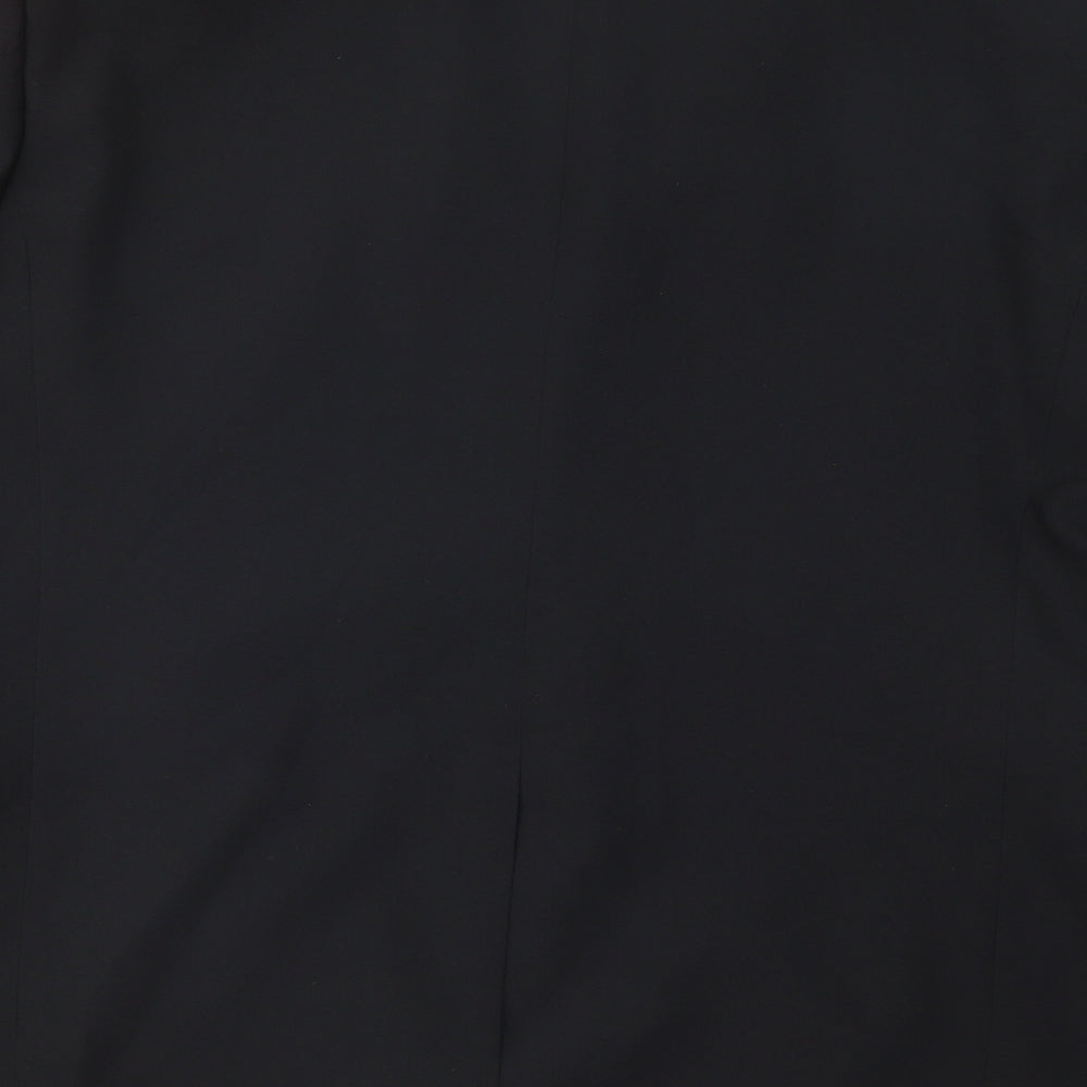 Taylor & Wright Mens Black Polyester Jacket Suit Jacket Size 46