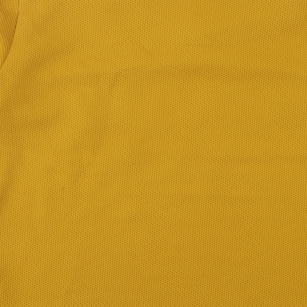 Sfera Womens Yellow Round Neck Polyester Pullover Jumper Size XL
