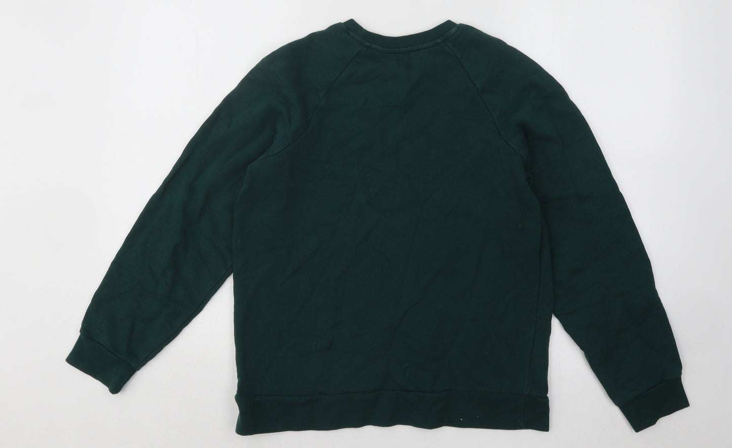 River Island Boys Green Cotton Pullover Sweatshirt Size 15-16 Years Pullover