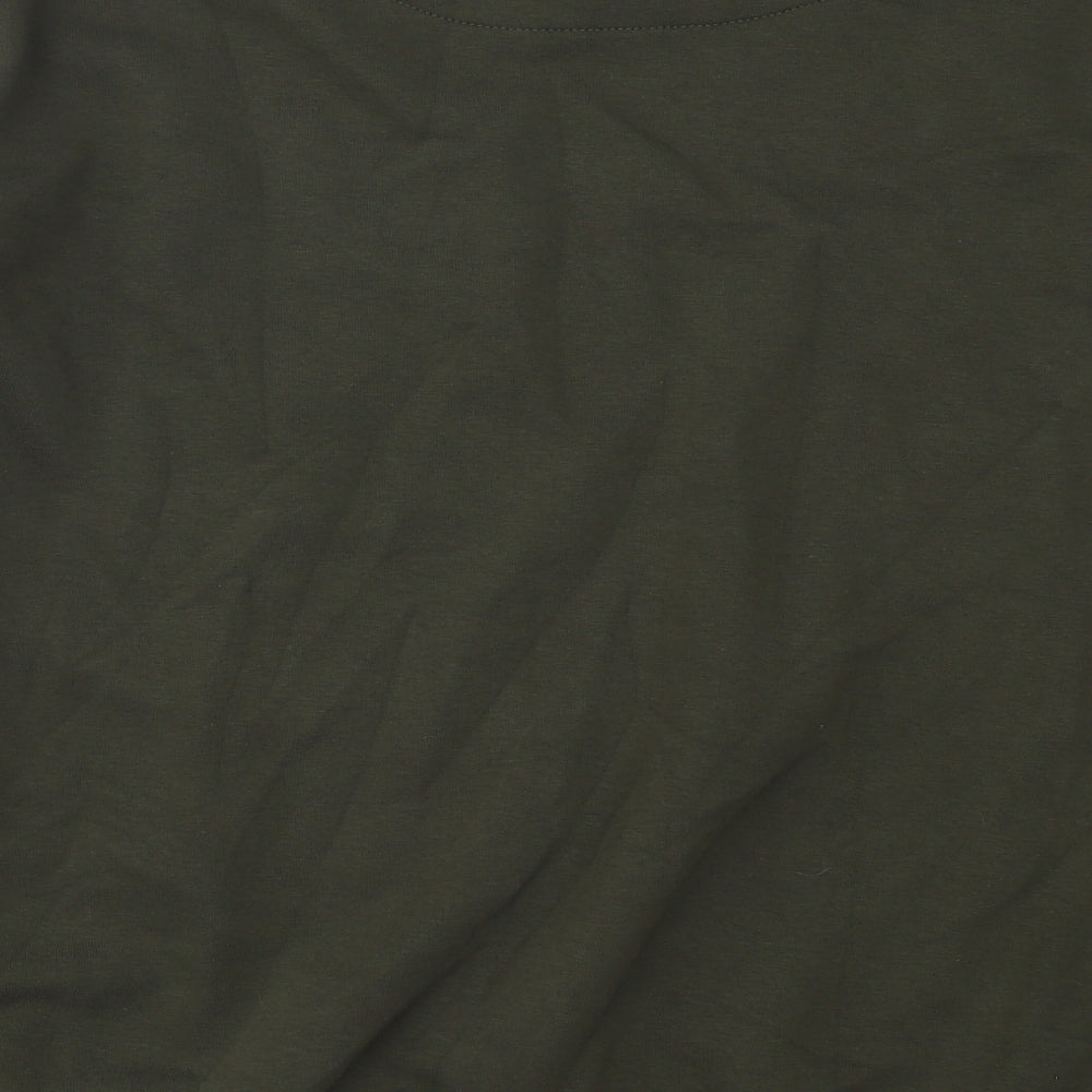 Primark Mens Green Cotton Pullover Sweatshirt Size M