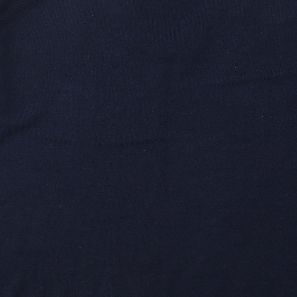 NEXT Mens Blue V-Neck Acrylic Pullover Jumper Size XL