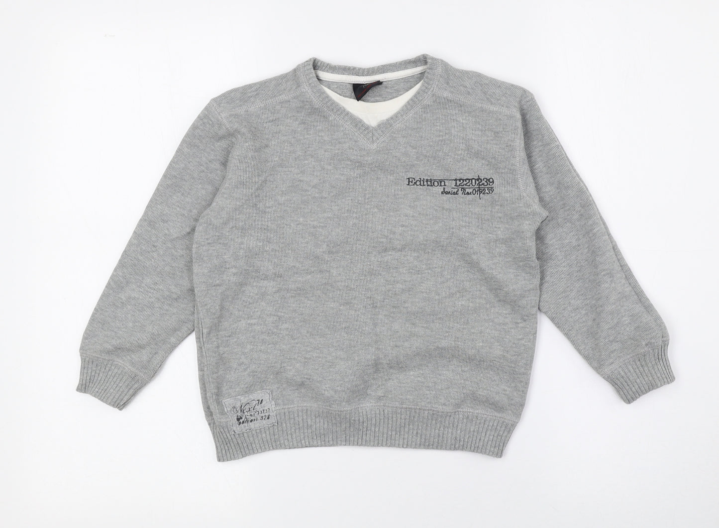 NEXT Boys Multicoloured 100% Cotton Pullover Sweatshirt Size 6 Years