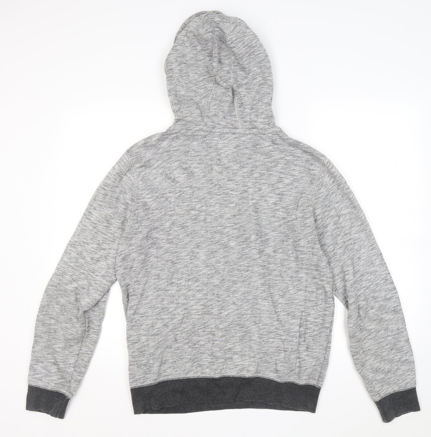 Cedar Wood Estate Mens Grey Cotton Pullover Hoodie Size M