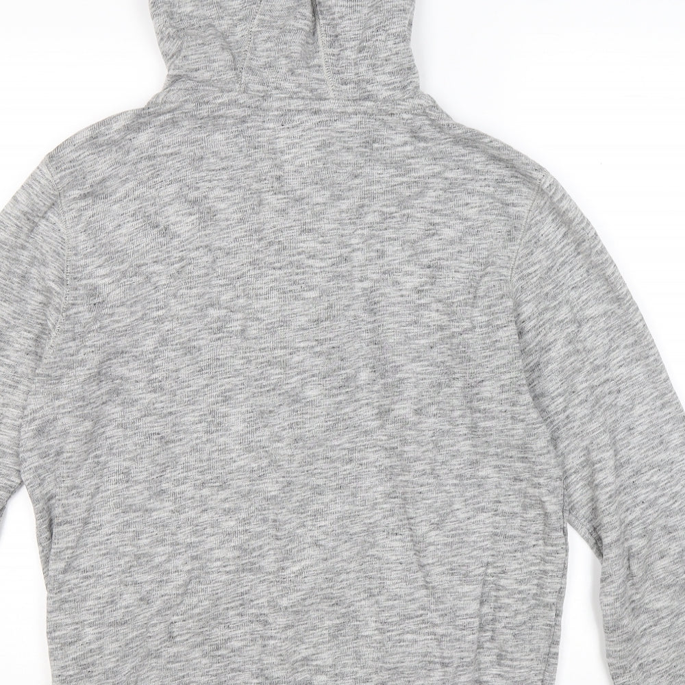 Cedar Wood Estate Mens Grey Cotton Pullover Hoodie Size M