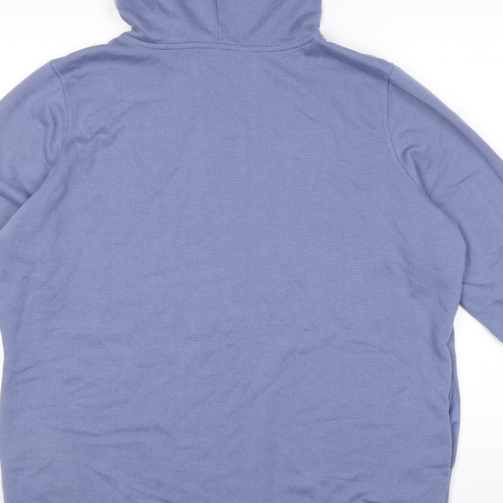 George Womens Blue Polyester Pullover Hoodie Size 18 Pullover