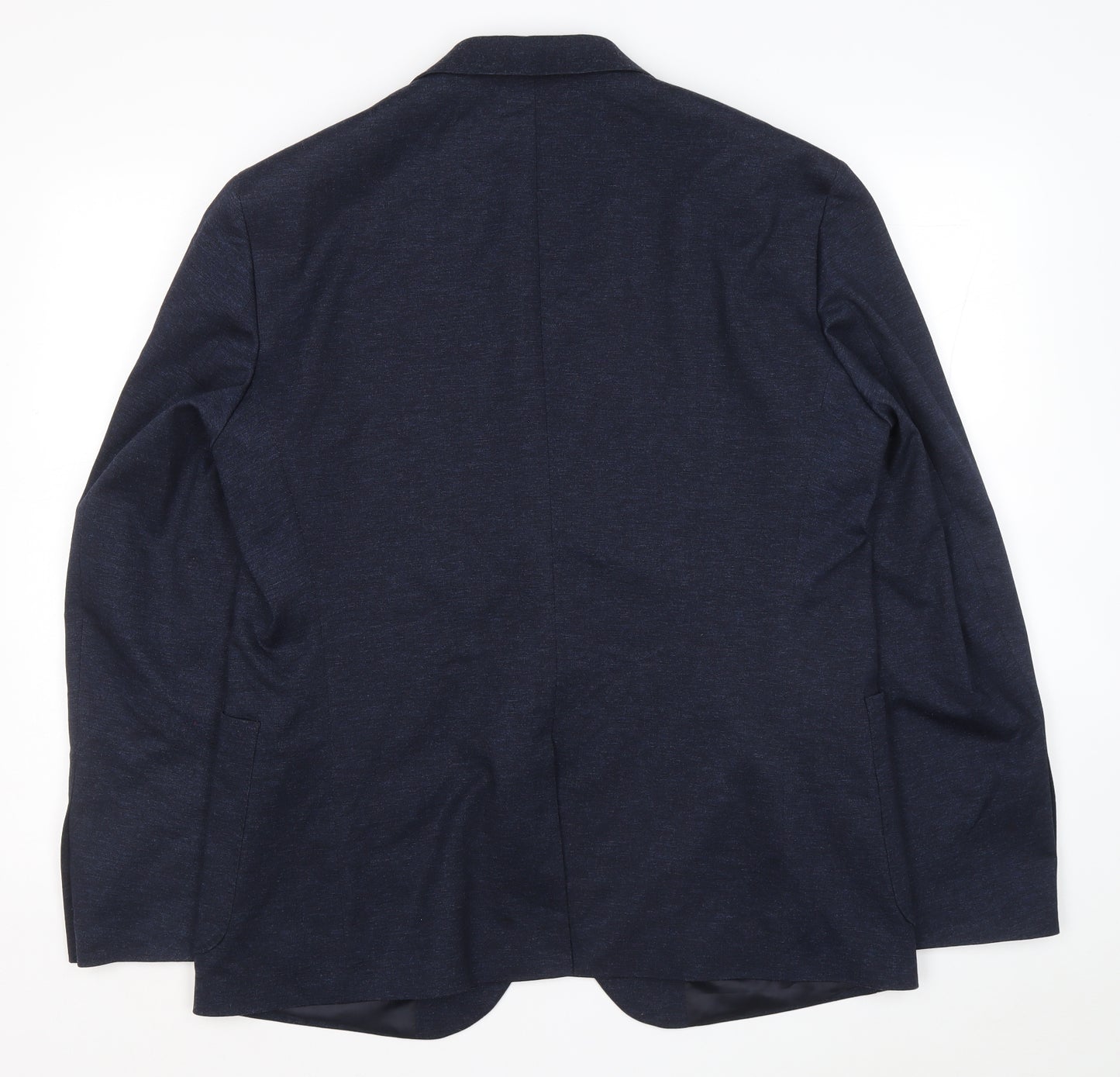 TU Man Mens Blue Viscose Jacket Blazer Size 44