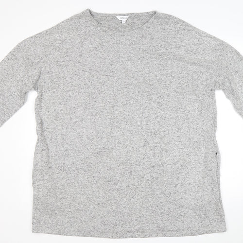 Capsule Womens Grey Boat Neck Viscose Pullover Jumper Size 20
