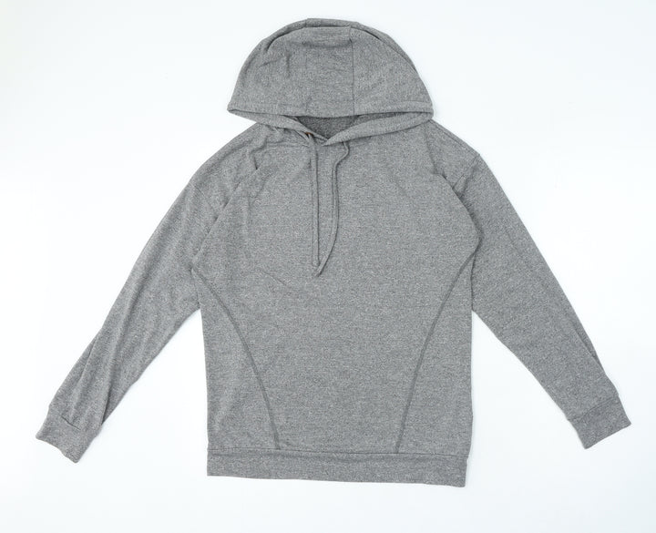 F&F Womens Grey Viscose Pullover Hoodie Size S