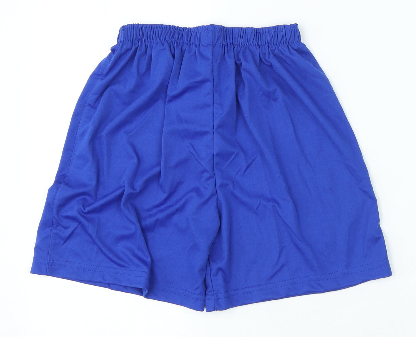 Nike Boys Blue Polyester Sweat Shorts Size 13-14 Years Regular - Greece football