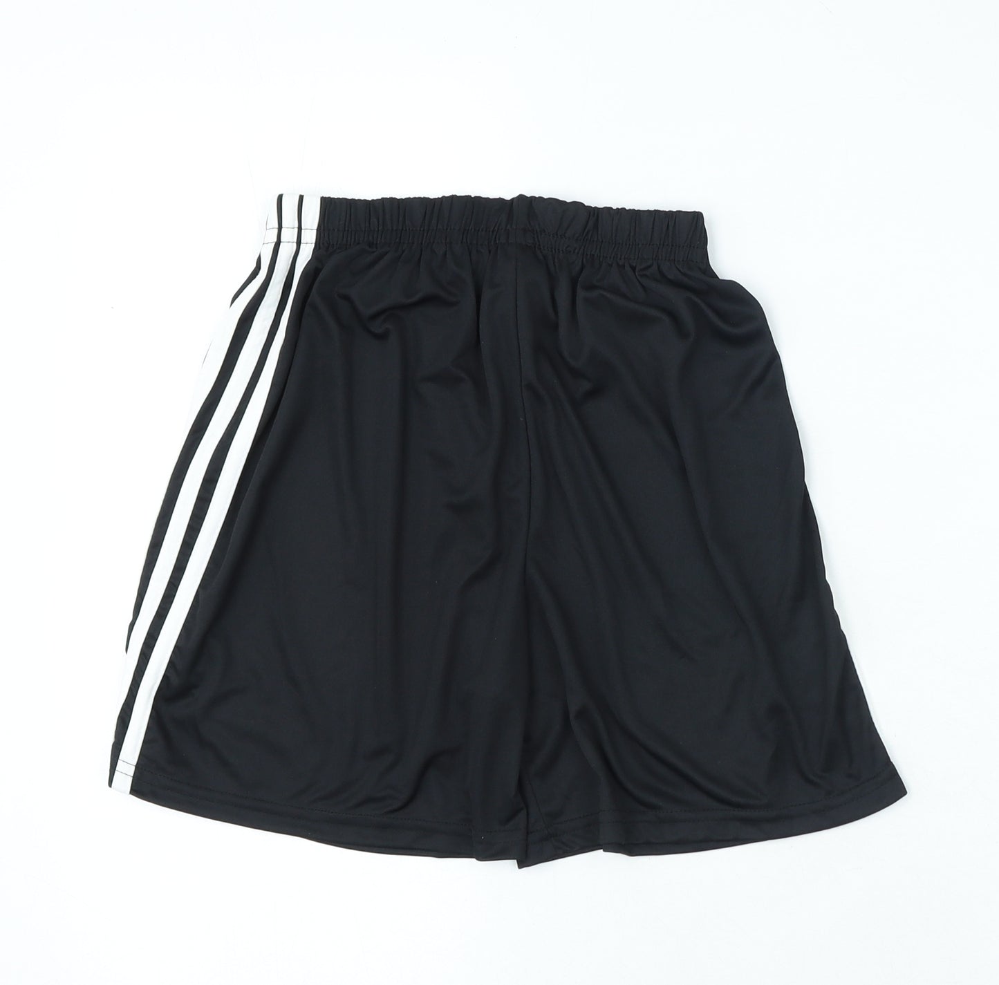 adidas Boys Black Polyester Sweat Shorts Size 13 Years Regular - German Football