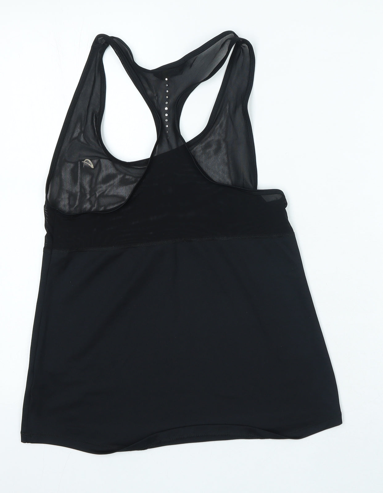 F&F Womens Black Polyester Pullover Tank Size M Scoop Neck Pullover