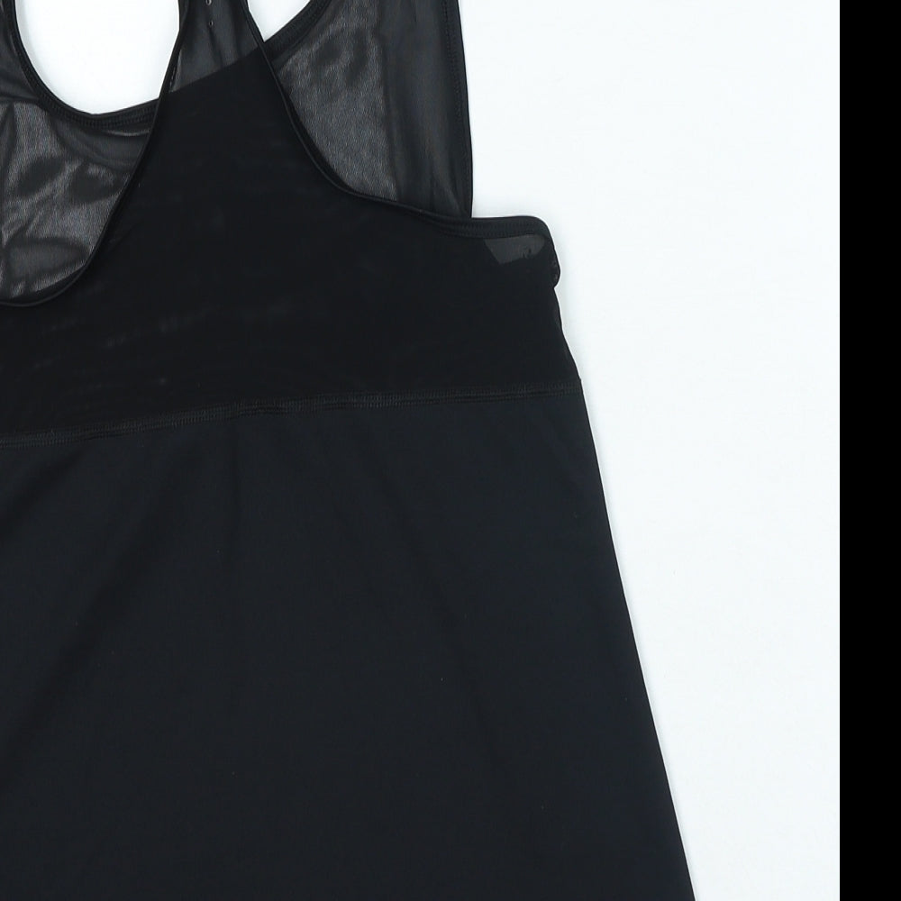 F&F Womens Black Polyester Pullover Tank Size M Scoop Neck Pullover