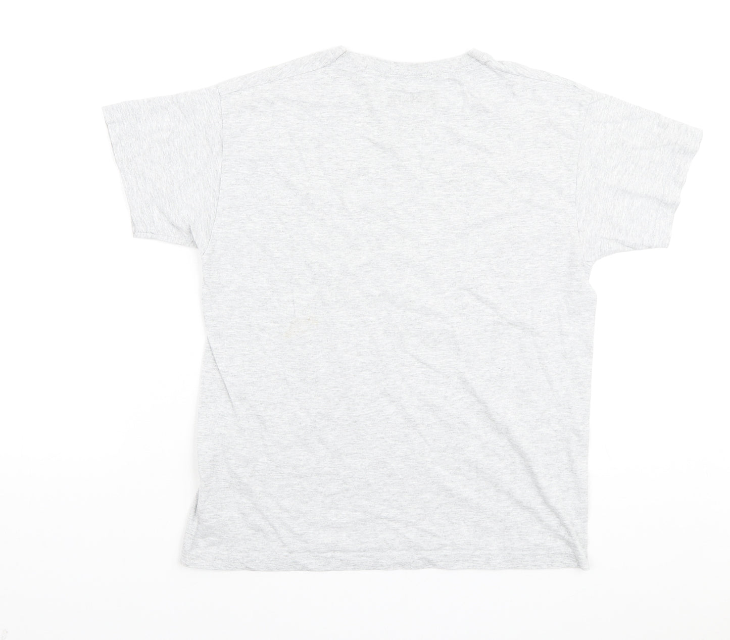 Epic Games Boys Grey Cotton Basic T-Shirt Size 6-7 Years Round Neck - Fortnite