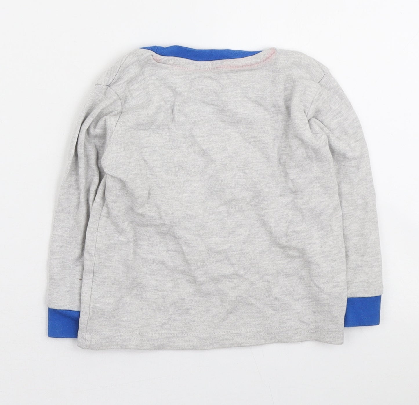 Jeff & Co Boys Grey Cotton Basic T-Shirt Size 12-18 Months Round Neck - I'm a Dinosaur