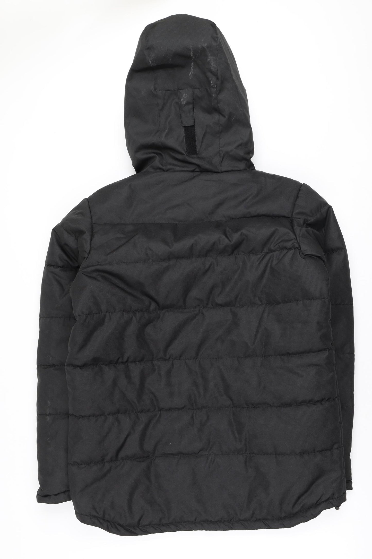 BLK Mens Black Puffer Jacket Coat Size M Zip