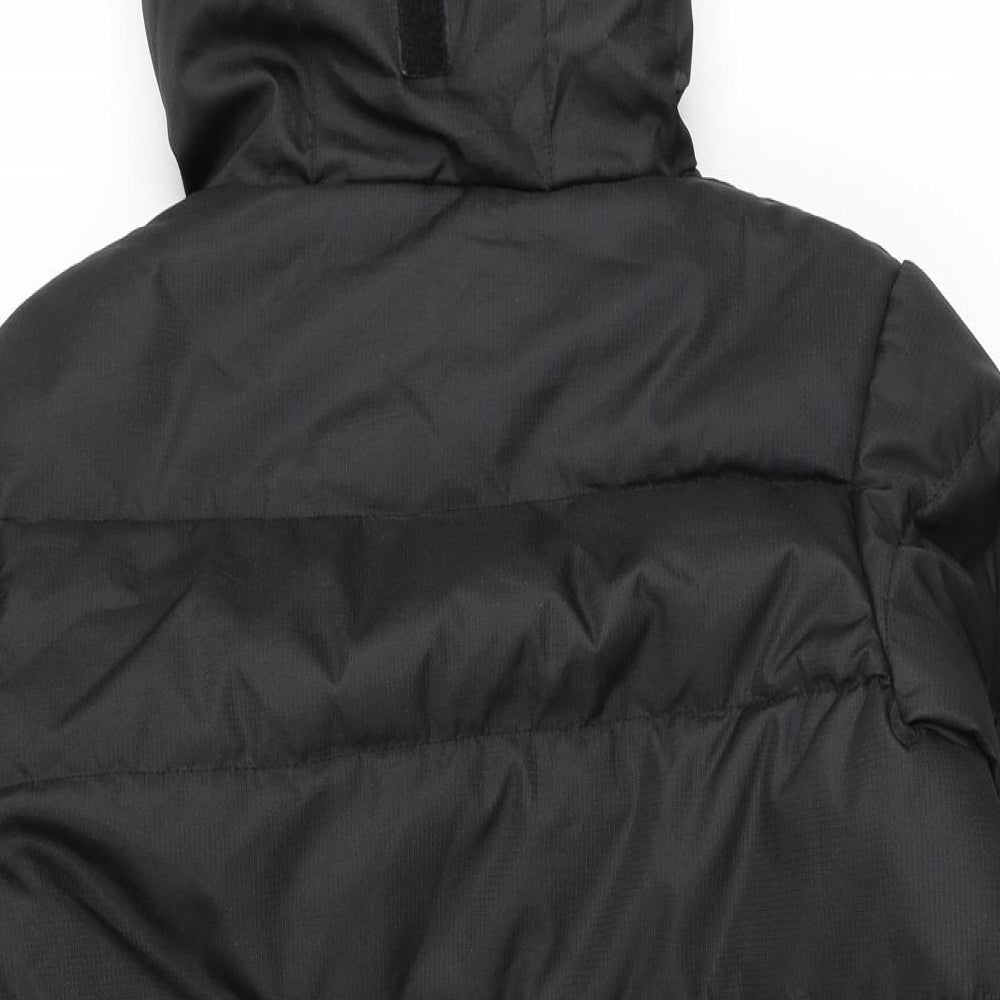 BLK Mens Black Puffer Jacket Coat Size M Zip