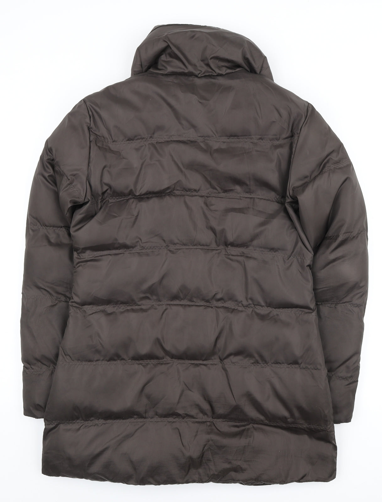 Betty Kay Womens Brown Puffer Jacket Coat Size S Zip