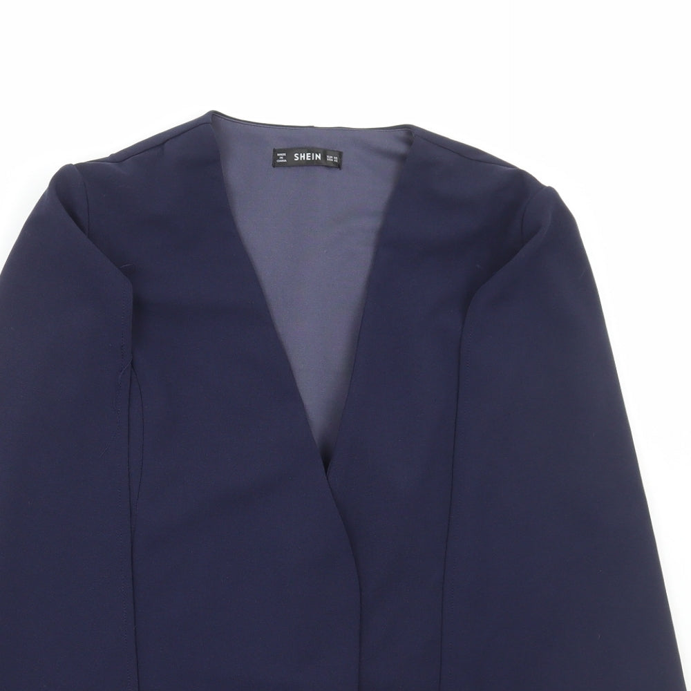 SheIn Womens Blue Jacket Blazer Size XS